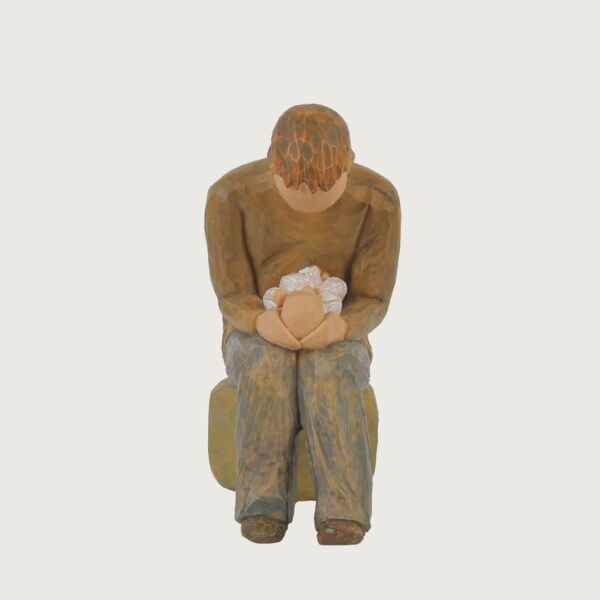 تحفة شكل الأب وطفله