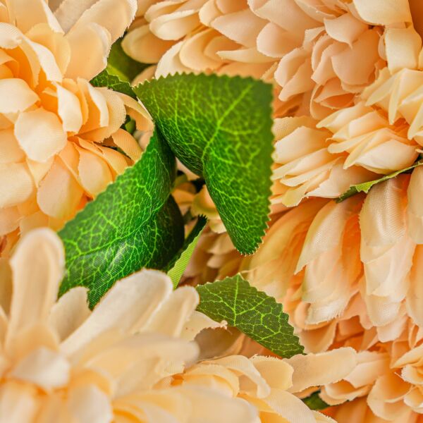 باقة ورد صناعي ريتال - خربزي - 12 قطعة