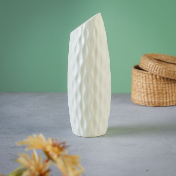 فازة لامار - أبيض - 12 قطعة