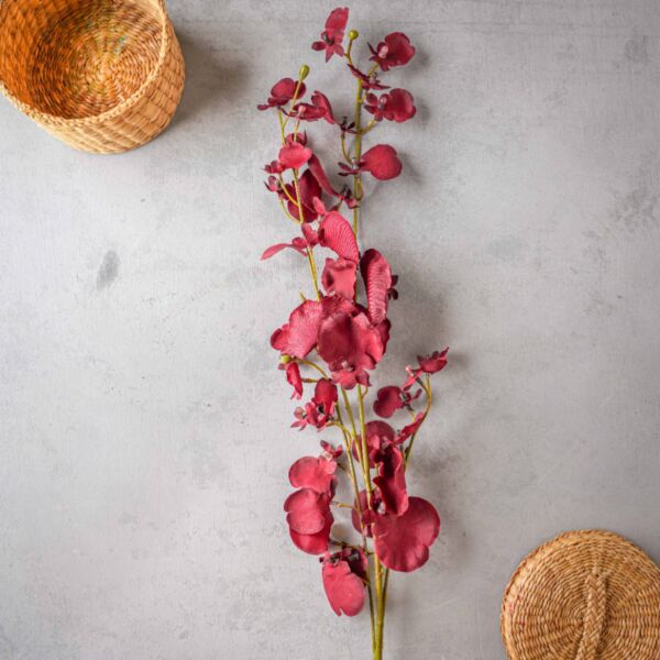 زهر صناعي فلونا - عنابي - 12 قطعة