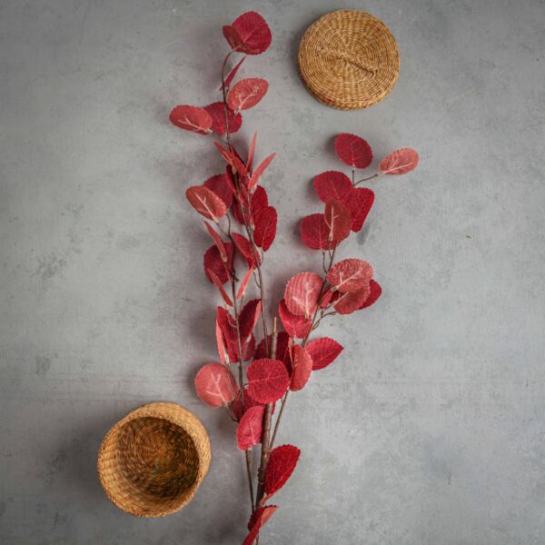 زهر صناعي مونيكا - عنابي - 12 قطعة