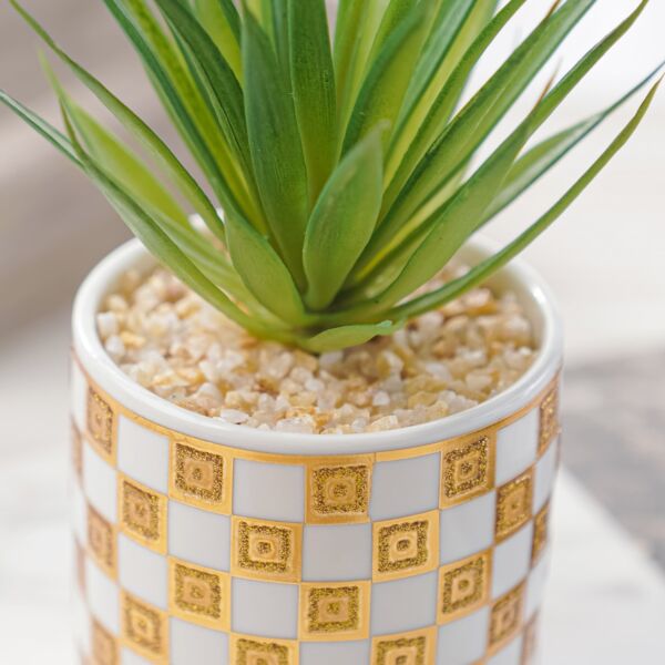 نبات صناعي ماندي - اخضر ومتعدد الألوان - 12 قطعة