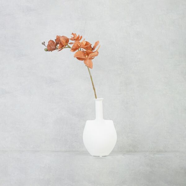 فرع زهرة أوركيد - برتقالي - 12 قطعة