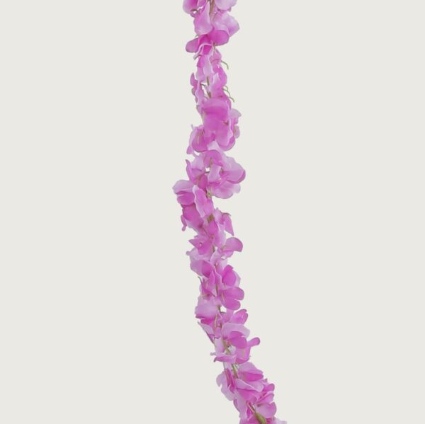 إكليل زهرة هيدرنجا - بنفسجي - 12 قطعة