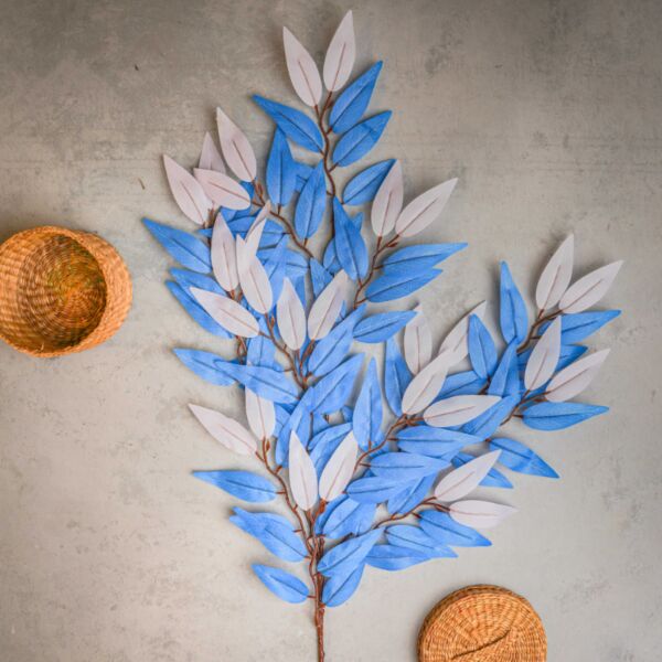 فروع صناعية لازوردي - 12 قطعة