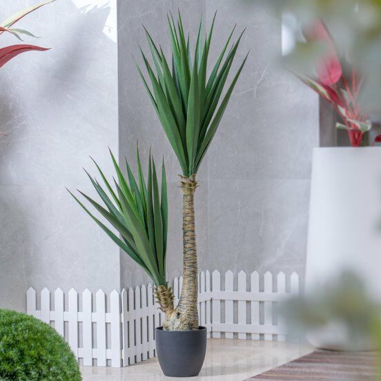 شجرة صناعية ساتو - اخضر وبني