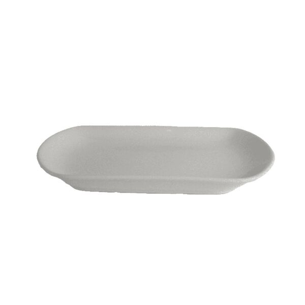 طبق تقديم بورسلان لون ابيض