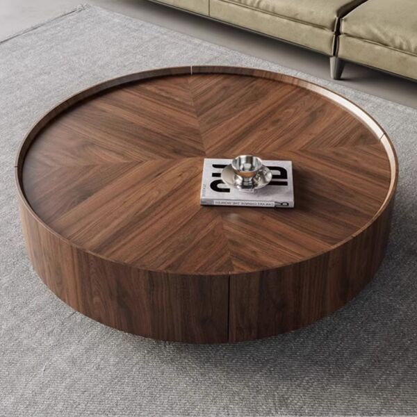 طاولة قهوة مودرن ساندرا - بني