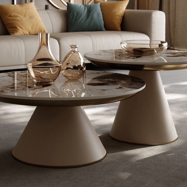 طاولة قهوة برونو - أوف وايت ومتعدد الالوان