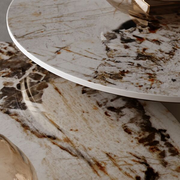 طاولة قهوة برونو - أوف وايت ومتعدد الالوان