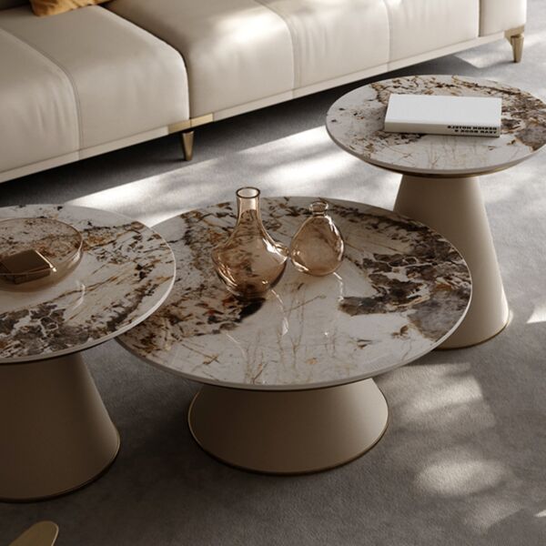 طاولة قهوة برونو - أوف وايت ومتعدد الالوان