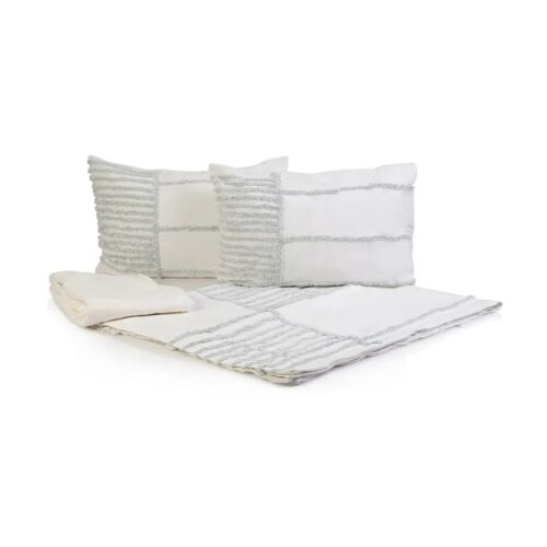 طقم مفرش سرير شودو 4 قطع حجم كوين - 150×200 سم