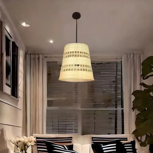 علاقي قش مفرد E27x1L قطر 30 سم