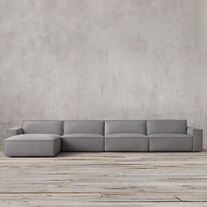 كنبة زاوية هيتاشي - رمادي