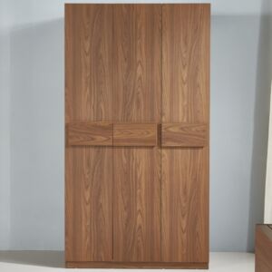 دولاب ملابس 3 ابواب مارجو - بني غامق