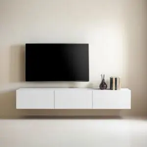 حامل تلفزيون جداري وينت  إلم كوڤ - ابيض