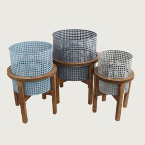 طقم مراكن زرع اليف 3 قطع - متعدد الالوان