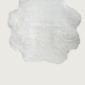 سجادة فرو اريان-ابيض