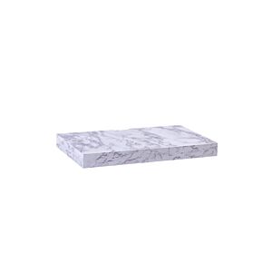 رف حائط مصنوع من الخشب رخامي 40  سم طرويان