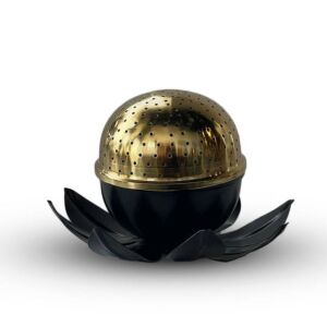 مبخره زهرة اللوتس أسود - كبير