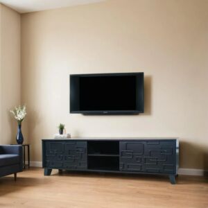 طاولة تلفزيون كارلا 180 سم - اسود