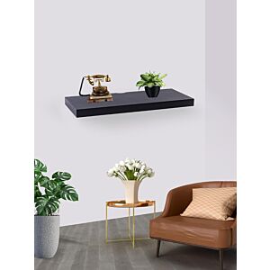 رف حائط مصنوع من الخشب أسود 60  سم سالير