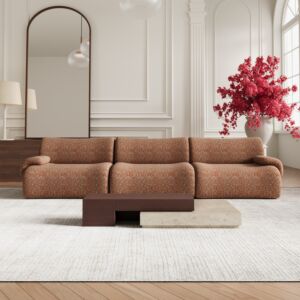 كنبة رباعية سيدار - برتقالي