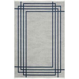 سجادة غولاش من لومز 200x290 - رمادي وازرق
