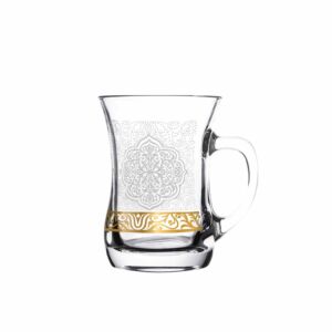 طقم بيالات شاي ماسار مذهب 2  قطع