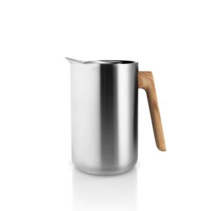 ترمس إيفا سولو ستيل مع يد خشب فضي 1 لتر