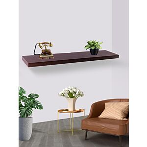 رف حائط مصنوع من الخشب بني فاتح 100  سم نرومات