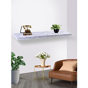 رف حائط مصنوع من الخشب رخامي 100  سم سورابي