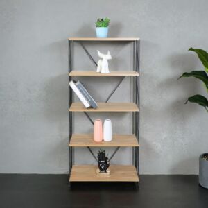 وحدة رفوف هيلدا خشب ماليزي 5 ادوار  متعددة الإستخدام خشبي 