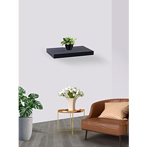 رف حائط مصنوع من الخشب أسود 40  سم جيرلان 