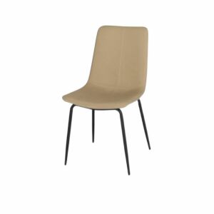 كرسي طعام ماربل- بيج واسود