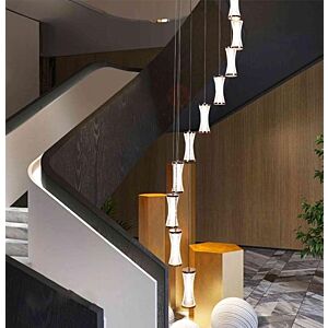 إنارة معلقة كلاسيدرا للدرج - ذهبي