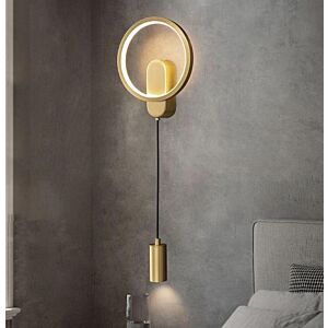 إضاءة جدارية ريلان - ذهبي