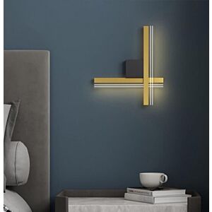 اضاءة جدارية كروس - ذهبي واسود