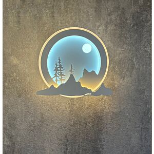 اضاءة جدارية دائرية