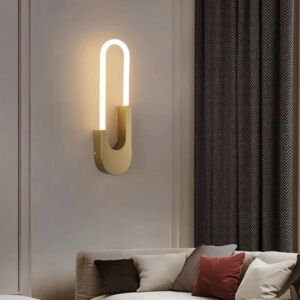 إضاءة جدارية 40 سم - ذهبي