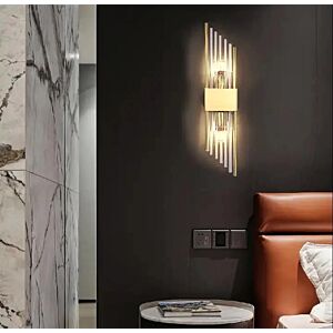 اضاءة جدارية اليكس - ذهبي