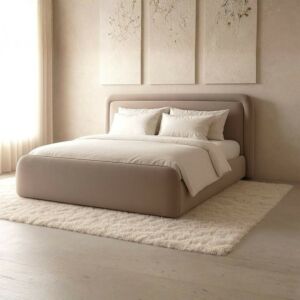 سرير كينغ ايدوان 180x200 سم - بني