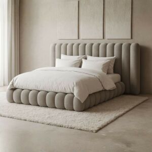 سرير كينغ بيفرلي 180x200 سم - بني فاتح