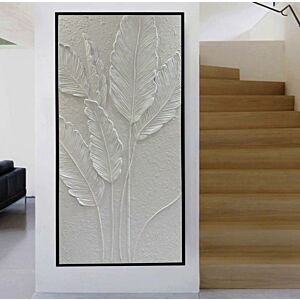 لوحة جدارية فنية وندر 70x150 سم - برواز اسود