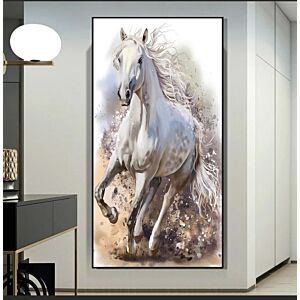 White Horse Wall Art