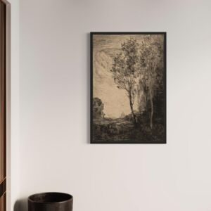 لوحة كانفاس لتغطية طبلون الكهرباء تري