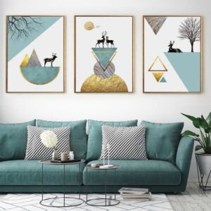 طقم لوحات 3 قطع جدارية يورغن