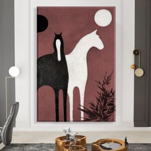 A Wall Art In A Distinctive Abstract Style