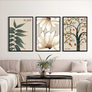 طقم لوحات 3 قطع بلانت