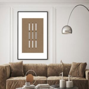 لوحة جدارية فنية مودرن بيرل - قماش كانفس